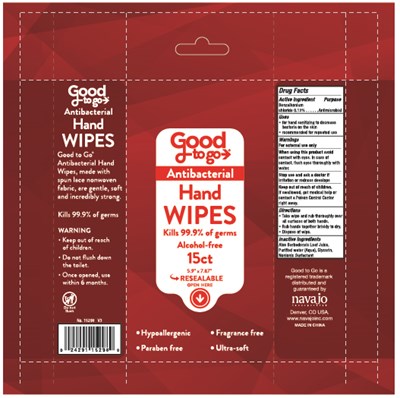 Antibacterial Hand Wipes - 15298 V3 100